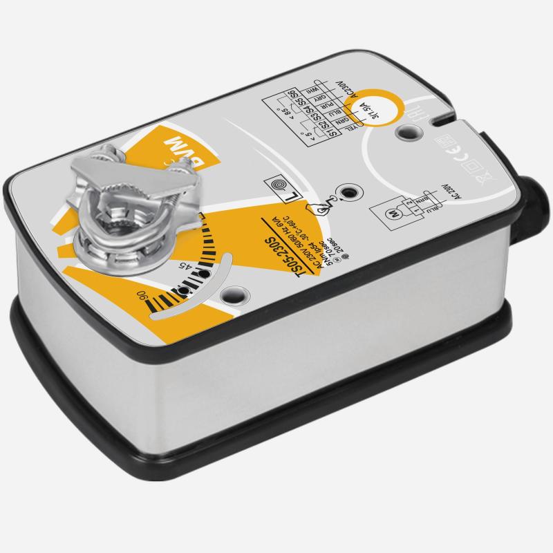 Модель привода BVM для труднодоступных участков воздуховодов